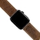Deeplus for Apple Watch Band 42mm 41mm 40mm 38mm Handmade Carved Bump Genuine Leather Replacement Strap for iWatch Series 10 9 8 7 6 5 SE Retro Brown
