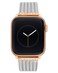 Anne Klein Mesh Fashion Band for Apple Watch Secure Adjustable Apple Watch Replacement Band Fits Most Wrists 384041mm Silver