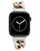 Anne Klein Fashion Chain Bracelet for Apple Watch Secure Adjustable Apple Watch Replacement Band Fits Most Wrists