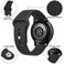 Meliya Bands Compatible with Samsung Galaxy Watch Active 2 20mm Soft Silicone Sport Replacement Strap for Galaxy Watch Active 2 Women Men Black