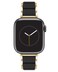 Anne Klein Silicone Fashion Bracelet for Apple Watch Secure Adjustable Apple Watch Replacement Band Fits Most Wrists
