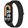 Disscool Replacement Adjustable Wristbands Compatible With Xiaomi Band 98NFC Nylon Wrist Strap With Quick Release Watch Accessories for Men and Women Black