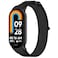 Disscool Replacement Adjustable Wristbands Compatible With Xiaomi Band 98NFC Nylon Wrist Strap With Quick Release Watch Accessories for Men and Women Black