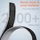 Lamshaw Compatible with CMF Watch Pro 2 bands 22mm Rugged Nylon Sports Strap with Woven Loop Design Compatible with CMF Watch Pro Smartwatch 22mm size band Gray