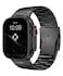 FiNESTONE Titanium Band Compatible with Apple Watch Ultra 21 49mm Series 10 46mm Rugged Metal Strap Designed for Men Durable Adjustable Strap for Big Wrists Folding ClaspBlack
