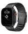 FiNESTONE Titanium Band Compatible with Apple Watch Ultra 21 49mm Series 10 46mm Rugged Metal Strap Designed for Men Durable Adjustable Strap for Big Wrists Folding ClaspBlack