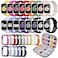 Brigtlaiff 16 Pack Band Compatible with Apple Watch Bands 40mm 41mm 42mm 44mm 45mm 46mm for Women Men Screen Protector Case BandOrganizer for iWatch Series 11 10 9 8 7 6 5 4 SEPlease select the correc