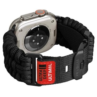 ULTIMAL Paracord Band Compatible with Apple Watch for 49mm45mm44mm Braided Strap Design for Men Outdoors