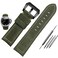 Niziruoup 26mm Watch Band Top Grain Leather Strap Compatible with Panerai Watch Band Vintage Genuine Leather Replacement Watch Band for Men