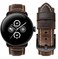 Apawband Leather Band Compatible with Google Pixel Watch 43 45mm Band for 4321 41mm Men Soft Leather Wristbands Replacement