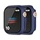 HANKN 2 Pack Hard PC Case with Button for Apple Watch Series 6 5 4 Se 40mm Tempered Glass Screen Protector Case Full Coverage Matte Ultrathin Shell Iwatch Bumper Cover BlueBlue 40mm