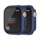 HANKN 2 Pack Hard PC Case with Button for Apple Watch Series 6 5 4 Se 40mm Tempered Glass Screen Protector Case Full Coverage Matte Ultrathin Shell Iwatch Bumper Cover BlueBlue 40mm
