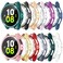 RICHONE 12Pack Compatible with Samsung Galaxy Watch 5 Watch 4 FE 40mm Screen Protector Rhinestone Cases Bling Diamonds AllAround Protective Soft Covers Accessories Galaxy Watch FE 45 40mm