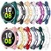RICHONE 12Pack Compatible with Samsung Galaxy Watch 5 Watch 4 FE 40mm Screen Protector Rhinestone Cases Bling Diamonds AllAround Protective Soft Covers Accessories Galaxy Watch FE 45 40mm