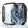 Goton Waterproof Screen Protector Case Compatible for Apple Watch Series 987 41mm Hard Bumper with Tempered Glass for iWatch Cover 41 mm