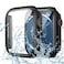 Goton Waterproof Screen Protector Case Compatible for Apple Watch Series 987 41mm Hard Bumper with Tempered Glass for iWatch Cover 41 mm
