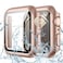 Goton Waterproof Screen Protector Case Compatible for Apple Watch Series 987 41mm Hard Bumper with Tempered Glass for iWatch Cover 41 mm
