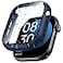 Goton Waterproof Case Compatible for Apple Watch Screen Protector Series 654 SE 321 44mm Hard Bumper with Tempered Glass for iWatch Cover 44 mm