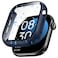 Goton Waterproof Case Compatible for Apple Watch Screen Protector Series 654 SE 321 44mm Hard Bumper with Tempered Glass for iWatch Cover 44 mm