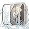 Goton Waterproof Case Compatible for Apple Watch Screen Protector Series 654 SE 321 44mm Hard Bumper with Tempered Glass for iWatch Cover 44 mm