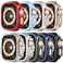 Yrzper Compatible with Apple Watch Ultra 321 49mm Hard PC Case Cover Impact Resistant Shockproof AllAround Edge Protective Bumper Cover 9Pack