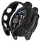 Disscool Case Cover Compatible with Garmin Fenix 8 51mm Smartwatch Soft Anti Drop TPU Replacement Protective Cases Shell Smart Watch AccessoriesBlack