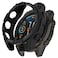 Disscool Case Cover Compatible with Garmin Fenix 8 51mm Smartwatch Soft Anti Drop TPU Replacement Protective Cases Shell Smart Watch AccessoriesBlack