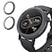 FIOPAZ 2 Pack for CMF Watch Pro 2 Bezel Ring Bumper Protector for CMF Watch Pro2 Metal RoundRing Bezel Guard Anti Scratch Bumper Protector Without Screen Dark Grey
