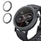 FIOPAZ 2 Pack for CMF Watch Pro 2 Bezel Ring Bumper Protector for CMF Watch Pro2 Metal RoundRing Bezel Guard Anti Scratch Bumper Protector Without Screen Dark Grey