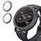 FIOPAZ 2 Pack for CMF Watch Pro 2 Bezel Ring Bumper Protector for CMF Watch Pro2 Metal RoundRing Bezel Guard Anti Scratch Bumper Protector Without Screen Dark Grey