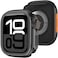 Amizee 2 in 1 Metal Case Compatible with Apple Watch Series 1110 46mm with Back Cover Rugged Shockproof Protective Bumper Cover for iWatch 46mm Black