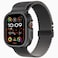 Amizee 2 in 1 Metal Case Compatible with Apple Watch Ultra 321 49mm with Back Cover Rugged Shockproof Protective Bumper Cover for iWatch 49mm Black