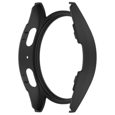 Disscool Case Cover Compatible with Samsung Galaxy Watch 7 44mm Smartwatch Anti Drop PC Replacement Protective Cases Smart Watch AccessoriesBlack