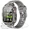 Dsytom Waterproof Case with Band Compatible for Apple Watch Band 46mm 45mm 44mm 42mmS1110 41mm 40mm for MenRugged Smartwatch Strap with Builtin Tempered Glass Screen Protector for iWatch Series 111098