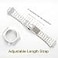 VESECCON GA2100 Stainless Steel Watch Band Case Mod Kit Smooth Bezel without Nails Metal Strap Accessories Compatible with Casio Mens GShock GA2100GA2110 Watches Silver