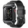 SUPCASE for Apple Watch 321 42mm Case with Band Unicorn Beetle Pro AntiScratch Bumper Protector Rugged Men Cover Sport Protective Case with Adjustable Strap Bands for iWatch 321 Black