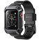 SUPCASE for Apple Watch 321 42mm Case with Band Unicorn Beetle Pro AntiScratch Bumper Protector Rugged Men Cover Sport Protective Case with Adjustable Strap Bands for iWatch 321 Black