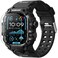 amBand Rugged Case with Band for Apple Watch Ultra 321 49mm M3 Military Grade Shockproof Cover Includes Screen Protector Kit Tactical Band for Men Compatible with iWatch Ultra Matte Black