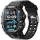 amBand Rugged Case with Band for Apple Watch Ultra 321 49mm M3 Military Grade Shockproof Cover Includes Screen Protector Kit Tactical Band for Men Compatible with iWatch Ultra Matte Black