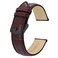 BISONSTRAP Watch Bands 26mm Alligator Embossed Leather Watch Straps Coffee Brown with Black Buckle