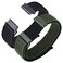 ANNEFIT Nylon Sport Loop Watch Bands 16mm 2 Packs Quick Release Adjustable Strap for Men Women Black and Army Green