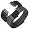 ANNEFIT Nylon Sport Loop Watch Bands 20mm 2 Packs Quick Release Adjustable Strap for Men Women Black and Army Green