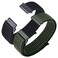 ANNEFIT Nylon Sport Loop Watch Bands 20mm 2 Packs Quick Release Adjustable Strap for Men Women Black and Army Green