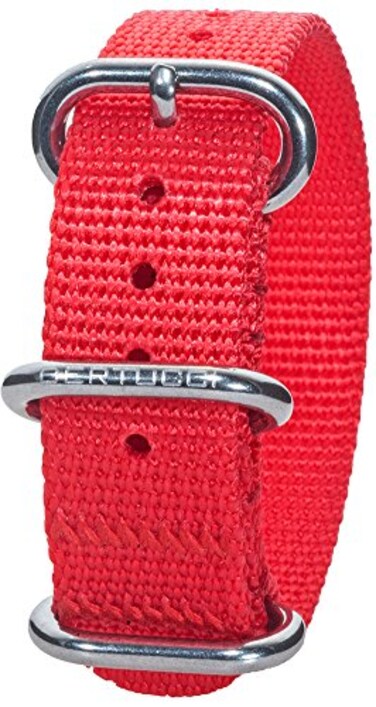 Bertucci DX3 B150 16mm International Orange Nylon Watch Band