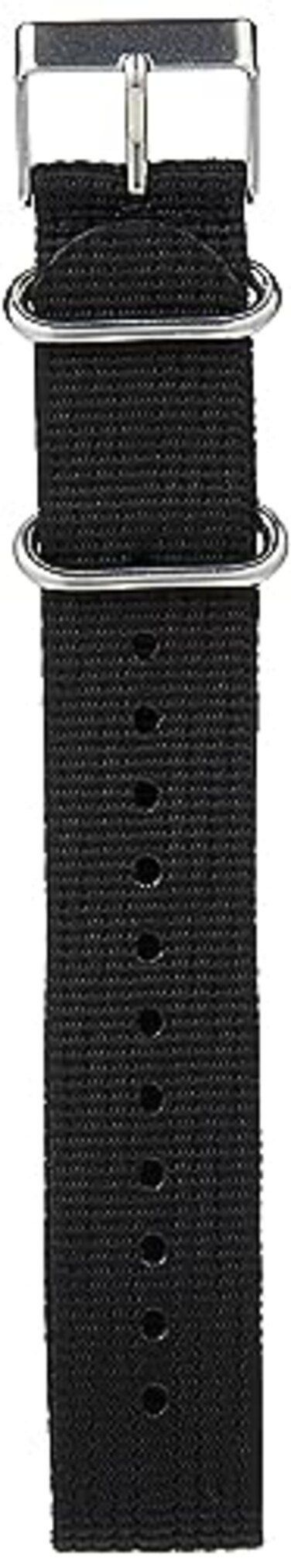 Timex TW7C05600 Weekender 20mm Black Fabric SlipThru Strap