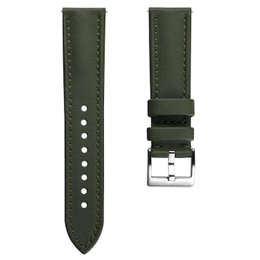 WatchGecko Atlas Sailcloth Waterproof Watch Strap QuickRelease Spring Bars Brushed StainlessSteel Buckle 18mm22mm Sizes 5 Colour Options Durable Comfortable 19mm