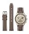 Stanchev Bands for Moonswatch WatchSoft Silicone Strap Compatible with Omega x Swatch MoonSwatch Speedmaster 20mm WatchQuick Release Waterproof Replacement Strap for Swatch Omega Men Women Brown