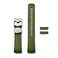 Crafter Blue CB12 22mm Curved End Rubber Watch Strap Quick Release Replacement Band for Seiko Turtle Prospex Automatic Dive Watch Green