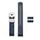 Crafter Blue CB13GMT 20MM Curved End Watch Band Rubber Strap Replacement for Seiko MM200 GMT SPB381 SPB383 SPB385 SBEJ009 SBEJ013 SBEJ011 Navy Blue