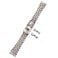 Semdu 18mm Stainless Steel Jubilee strap Watch Bracelet curved flat end fit for all kinds watches silver 18mm
